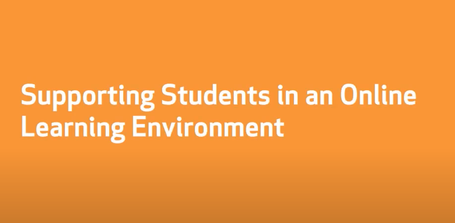 Theme 5: Supporting Students in an Online Learning Environment